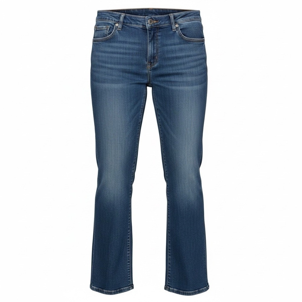 Lee Riveted Ultimate 5 Blue Jeans Women’s Size 14L 5-Pockets 100% Cotton 34x30